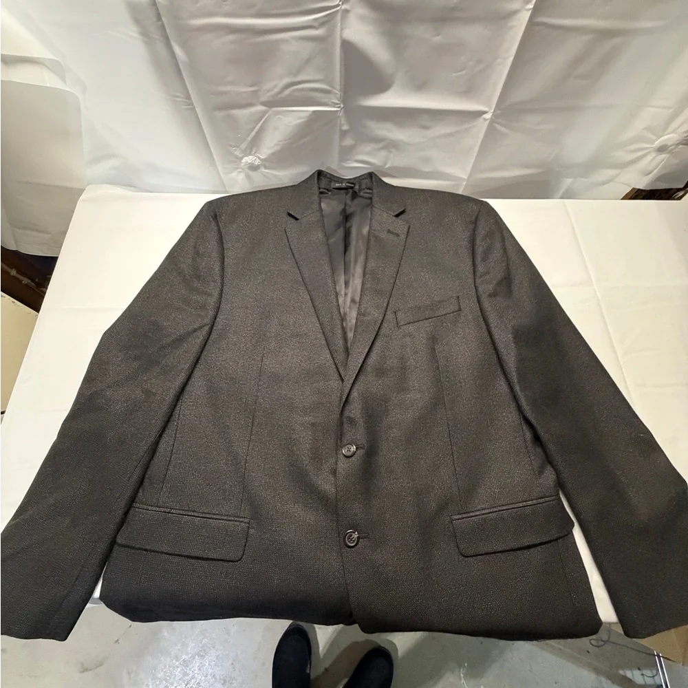 Chaps Men's Dark Charcoal Two-Button Sport Coat
